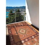 Le Tapis Kilim Orange Éclat 123x180 cm