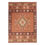 Le Tapis Kilim Orange Éclat 123x180 cm