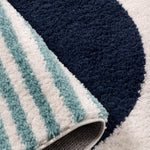 Tapis de Chambre Shaggy Bleu LIKAMO