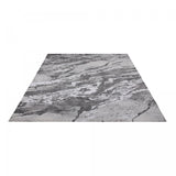 Tapis de salon Gris motif Abstrait LINECOU