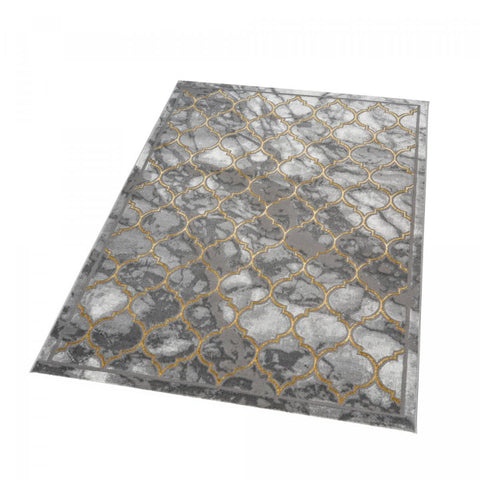 Tapis Rectangulaire 160x230 en Or