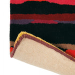 Tapis luxe Multicolore en laine motif abstrait SUMMER