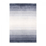 Tapis en laine et viscose bleu de O&KO