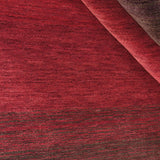 Tapis de Salon Rouge Moderne en laine MOMSY