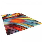 Tapis Moderne courbes multicolore STEYRE
