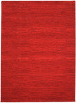 Tapis Rouge Uni pour salon chambre UNIA