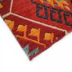 Tapis en Laine Brink&Campman orange