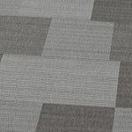Tapis gris kilim graphique intérieur extérieur OHIO