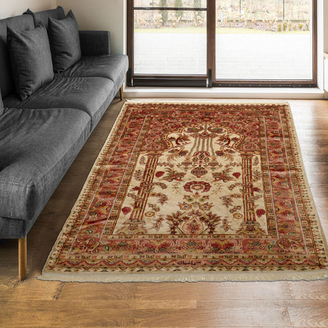 Tapis d'Orient en laine noué main JIHANGIR