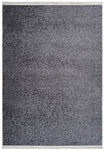 Tapis de Salon style Baroque Gris anthracite PERILLO