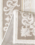 Tapis de salon motif traditionnel Marron KHY ASTA