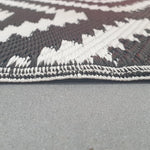 Tapis Kilim Noir en Polypropylène 120x180