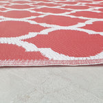 Tapis Rectangulaire 120x180 en Polypropylène Kilim Rouge