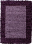 Tapis Violet Shaggy ultra moelleux FUZ