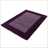 Tapis Violet Shaggy ultra moelleux FUZ