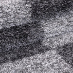 Tapis Shaggy Gris de salon graphique SHAGGYGA