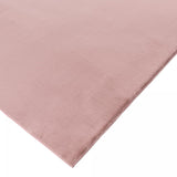 Tapis Rose uni Shaggy ultra doux polyester SUPERSOFT