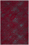 Tapis de Chambre Rouge en polyester Design TEREMIDE