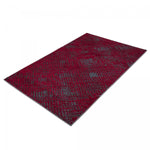 Tapis de Chambre Rouge en polyester Design TEREMIDE