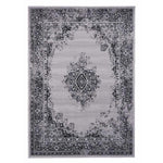 Tapis Rectangulaire 280x365 en Noir avec Poils Ras