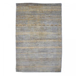 Tapis Salon en Laine Gris 93x165 cm