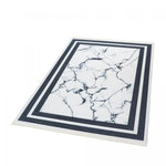 Tapis Argent Rectangulaire à Poils ras 120x160