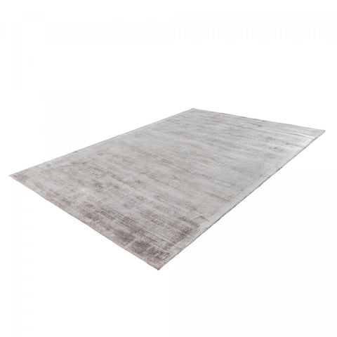 Tapis Rectangulaire 120x170 en Viscose Argent - Tapis Salon