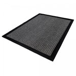 Tapis Rectangulaire 120x170 en Polypropylène Argent