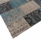 Tapis bleu haut qualité en Polyester 120x170