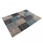 Tapis bleu haut qualité en Polyester 120x170