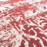 Le tapis kilim 120x170 en coton rouge