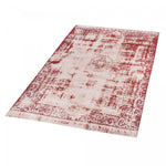 Le tapis kilim 120x170 en coton rouge