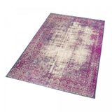 Kilim Rose : Tapis Rectangulaire en Coton pour un Intérieur Chic