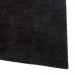 Tapis Rectangulaire 200x300 en Laine Shaggy Noir