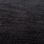 Tapis Rectangulaire 200x300 en Laine Shaggy Noir