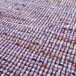 Tapis Rectangulaire 120x170 en Coton Kilim Violet