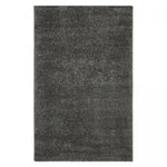 Tapis en Polypropylène Rectangulaire 160x230 en Gris et Noir