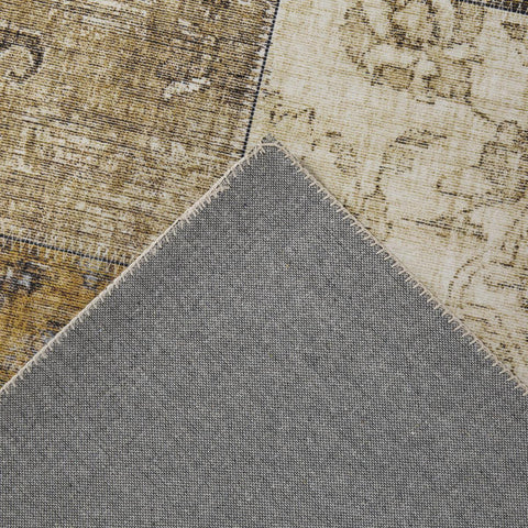 Tapis berbère Beige en Polyester, Rectangulaire 200x290 cm : Elégant et polyvalent