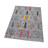 tapis berbère : Tapis Kilim Bleu en Laine 197x289 cm