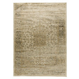 Tapis rectangulaire 120x170 en viscose beige