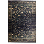 Tapis Rectangulaire 133x190 en Viscose Noir