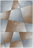 Tapis formes géométriques Marron Moderne BENAPO