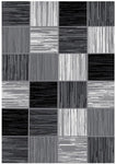 Tapis Noir Élégance en Polypropylène Royaume du Tapis