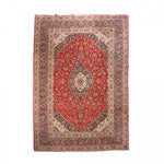 Tapis Rectangulaire 250x345 en Laine Rouge