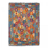 Tapis Rectangulaire 209x289 en Laine Multicolore