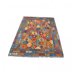 Tapis Rectangulaire 209x289 en Laine Multicolore