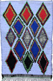 Tapis Berbère en coton multicolore BOUCHAROUTTE
