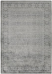 Tapis en viscose tissé gris de la marque Jadorel