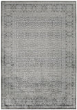 Tapis en viscose tissé gris de la marque Jadorel