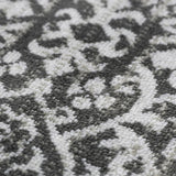 Tapis en viscose tissé gris de la marque Jadorel